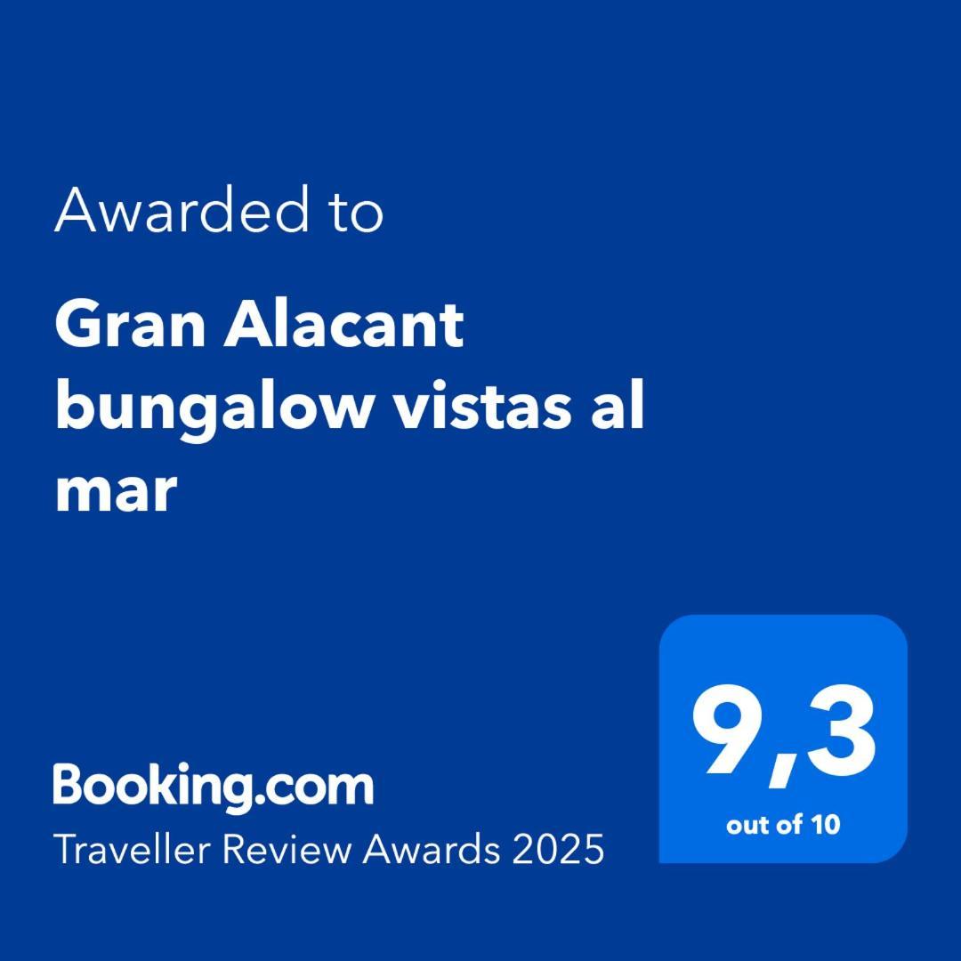 Gran Alacant Bungalow Vistas Al Mar Eksteriør billede